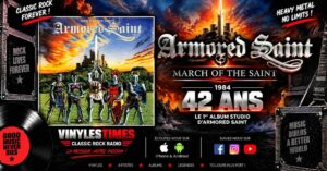 ⭐ 09 Octobre 1984   – Armored Saint  sortait « March Of The Saint » ⭐