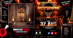 ⭐ 03 Octobre 1989   – Bonfire  sortait « Point Blank » ⭐